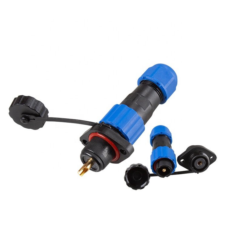 SD13 Flange 1P 25A Trending Hot Products Industry SP13 Dad Mom Male Female Power Plug Circular Waterproof Connector